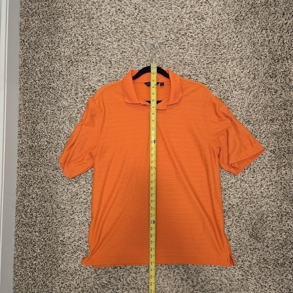 Walter Hagen Essential Orange Men's Golf Polo Shirt Size Large - Picture 8 of 11